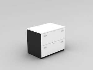 2 Drawers Lateral Filing Cabinet WCH - And 4 Colours