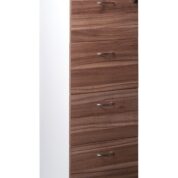 Premium Walnut 4 Drawers Filing Cabinet Casnan - 3 Colours