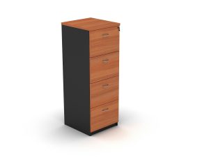 4 Drawers Filing Cabinet Cherry - 5 Colours