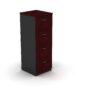 4 Drawers Filing Cabinet Cherry - 5 Colours