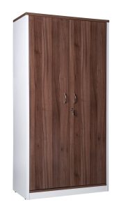 Premium Walnut Full Door Cupboard Casnan - 3 Colours