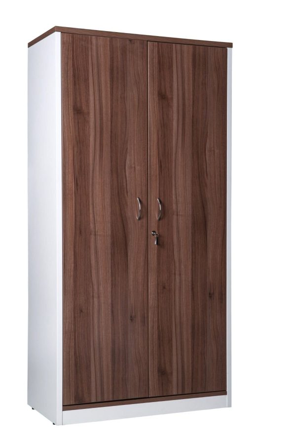 Premium Walnut Full Door Cupboard Casnan - 3 Colours