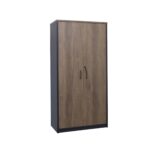 Premium Walnut Full Door Cupboard Virginia - 3 Colours