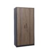 Premium Walnut Full Door Cupboard Regal - 3 Colours