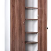 Premium Walnut Full Door Cupboard Casnan - 3 Colours