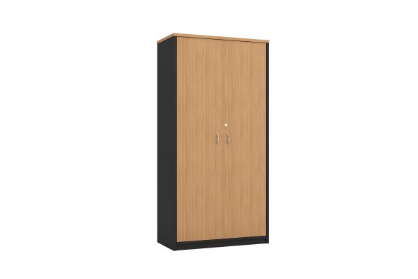 Full Door Stationery Cupboard 1800 Redwood - 5 Colours Full Door Stationery Cupboard 1800 Redwood - 5 Colours