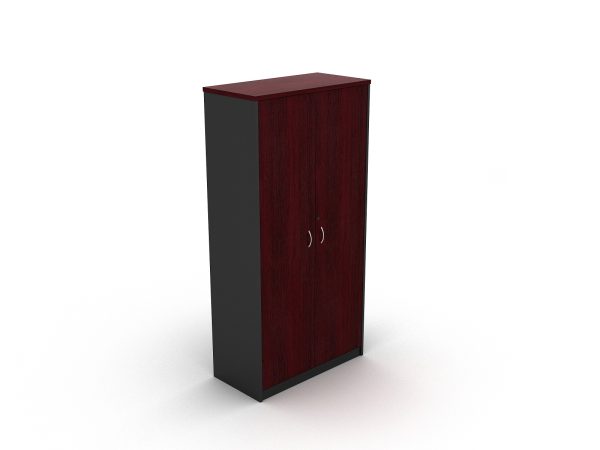 Full Door Stationery Cupboard 1800 Redwood - 5 Colours Full Door Stationery Cupboard 1800 Redwood - 5 Colours