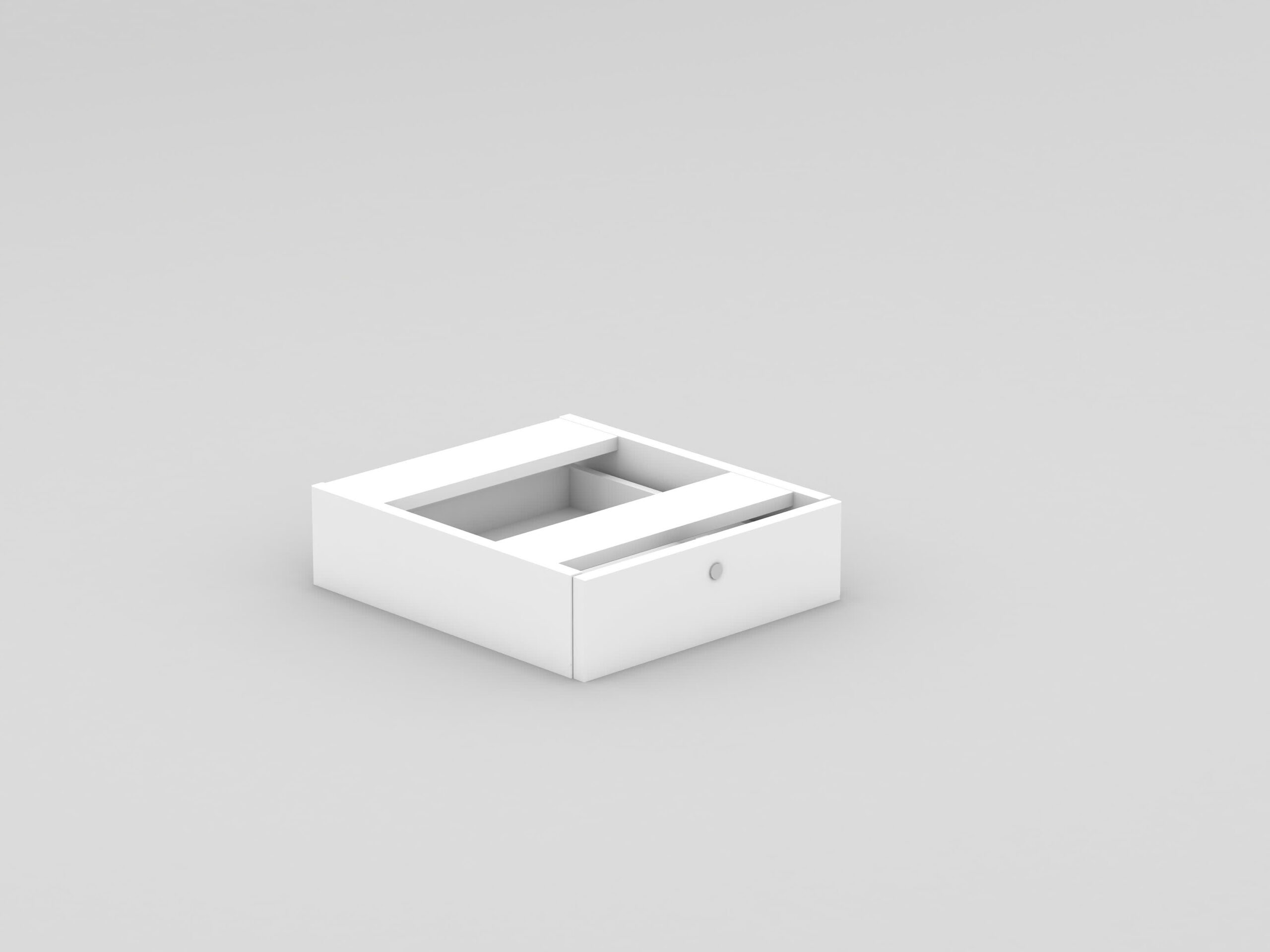 Single Drawer For Desk White - 3 Colours