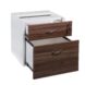 Premium Walnut Fixed Pedestal 2 Drawers Casnan - 3 Colours