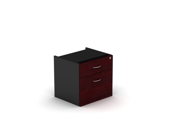 Fixed Pedestal 2 Drawers With Lock White - 5 Colours Fixed Pedestal 2 Drawers With Lock White - 5 Colours