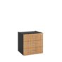 Fixed Pedestal 3 Drawers With Lock Redwood - 5 Colours