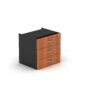 Fixed Pedestal 3 Drawers With Lock WCH - 5 Colours