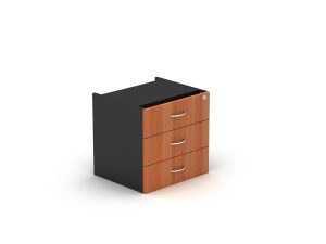Fixed Pedestal 3 Drawers With Lock Che - 5 Colours