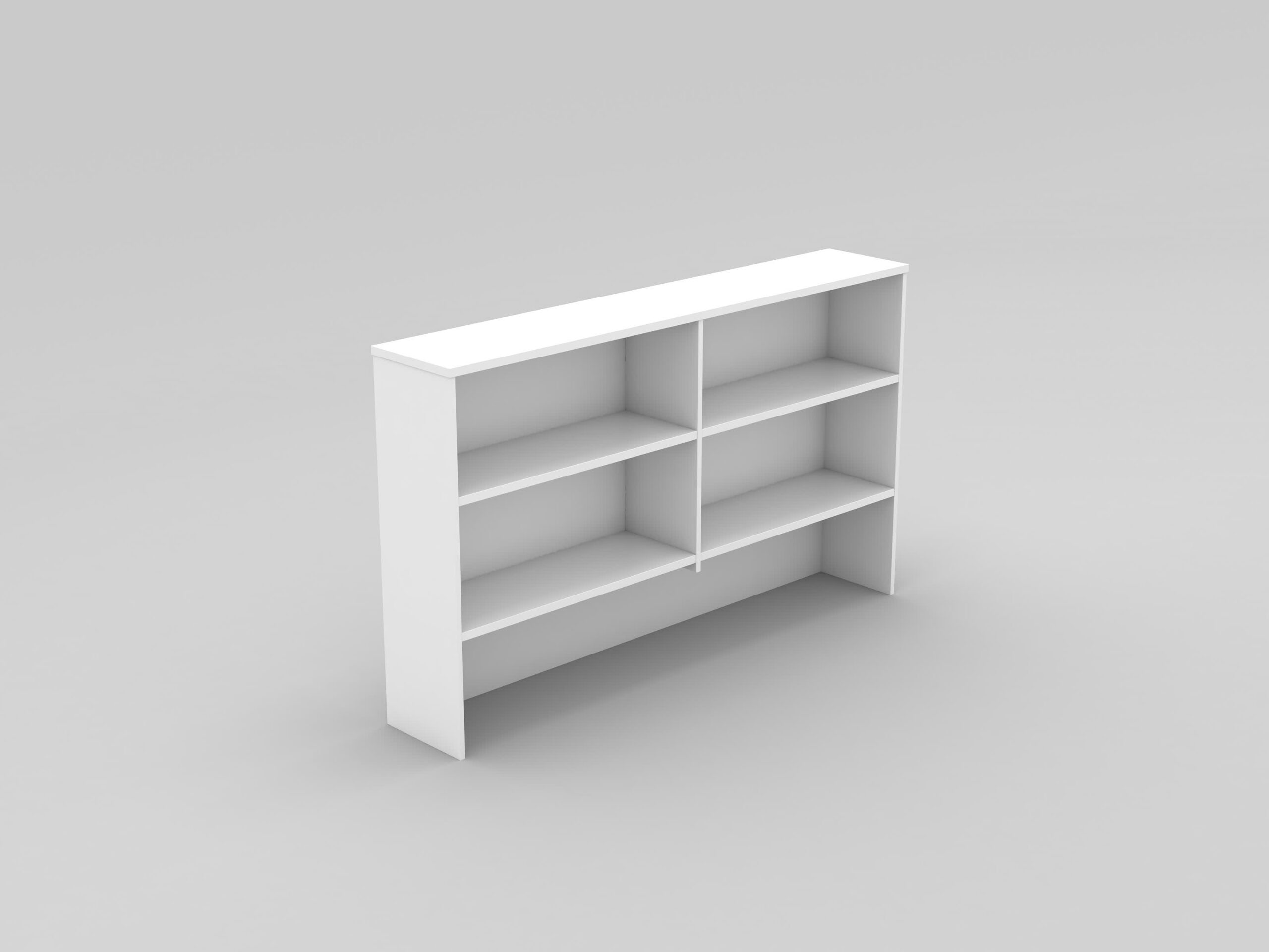 Desk Hutch 1500 White - 5 Colours