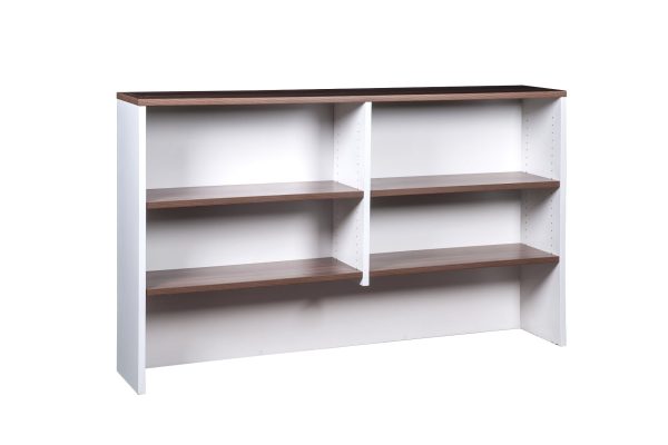 Premium WALNUT Desk Hutch 1500 Virginia - 3 Colours