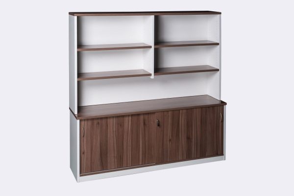 Premium Walnut Sliding Door Credenza 1500W - 3 Colours Premium Walnut Sliding Door Credenza 1500W - 3 Colours