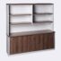 Premium Walnut Sliding Door Credenza 1500W - 3 Colours