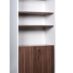 Premium Executive Office Package 9 - Walnut over White 