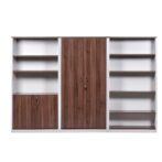 Premium Walnut Stationery Cupboard 1800H - 3 Colours