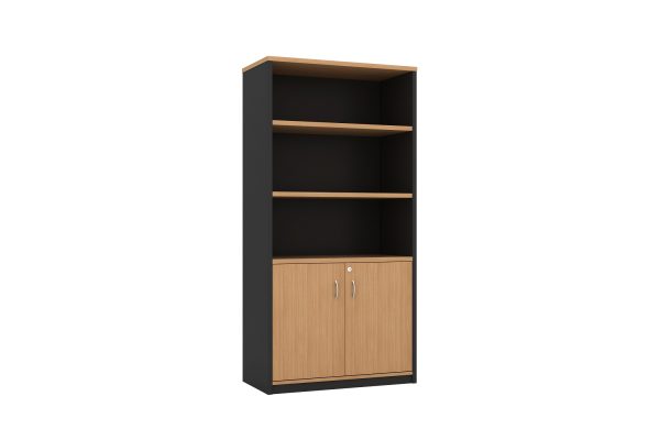 Half Door Stationery Cupboard Redwood - 5 Colours Half Door Stationery Cupboard Redwood - 5 Colours