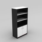 Half Door Stationery Cupboard WHITE - 5 Colours