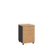 Mobile Pedestal 3 Drawers With Lock Bee - 5 Colours
