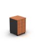 Mobile pedestal 3 drawers With Lock Redwood - 5 Colours