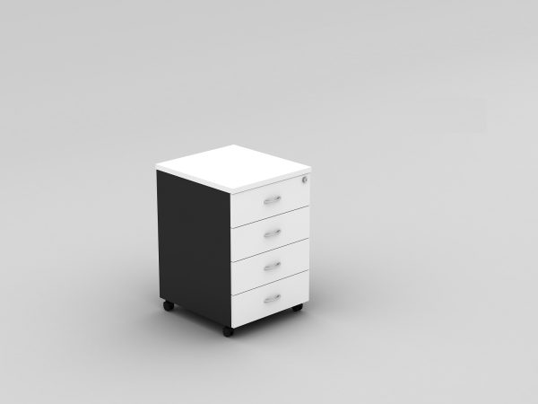 Mobile Pedestal 4 Drawers Bee - 5 Colours Mobile Pedestal 4 Drawers Bee - 5 Colours