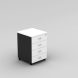 Mobile Pedestal 4 Drawers Bee - 5 Colours