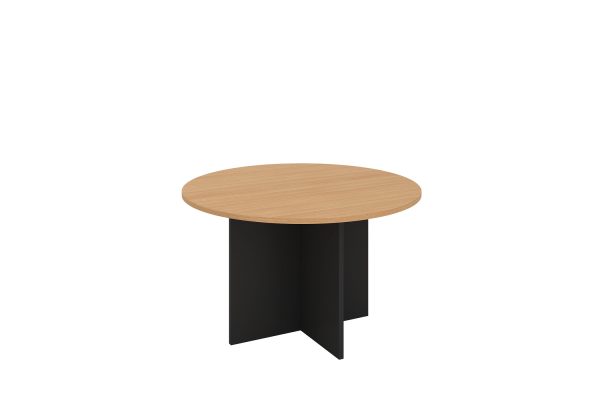 Round Meeting Table 1200 with Cross Base - 5 Colours Round Meeting Table 1200 with Cross Base - 5 Colours