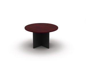 Round Meeting Table 900 with Cross Base - 5 Colours