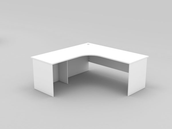 Radial Corner 2 Piece Workstation Redwood - 5 Colours Radial Corner 2 Piece Workstation Redwood - 5 Colours