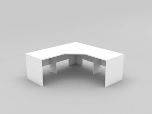 Excel 3 Piece Corner Workstation 1800 CHERRY - 4 Colours