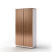 Premium Walnut Full Door Cupboard Regal - 3 Colours