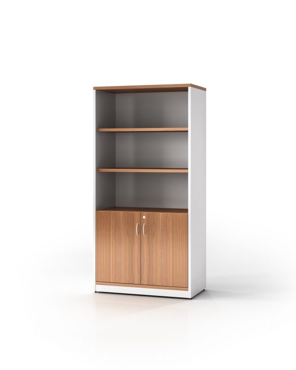 Premium Walnut Stationery Cupboard 1800H - 3 Colours Premium Walnut Stationery Cupboard 1800H - 3 Colours