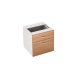 Premium Walnut Fixed Pedestal 2 Drawers Casnan - 3 Colours
