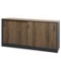 Premium Walnut Sliding Door Credenza 1500W - 3 Colours