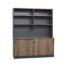 Premium Executive Office Package 10 - Regal Walnut over Charcoal 