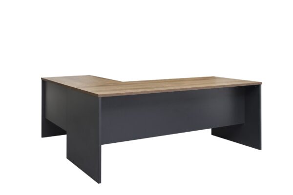 Executive Office Package 8 – Regal Walnut Over Charcoal Executive Office Package 8 - Regal Walnut Over Charcoal
