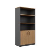 Premium Half Door Stationery Cupboard 1800H Casnan - 3 Colours
