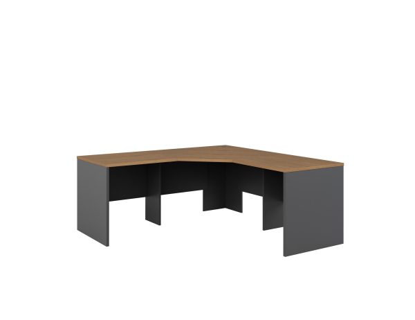 Premium Walnut 3 Piece Corner Workstation 1800 - In 3 Colours