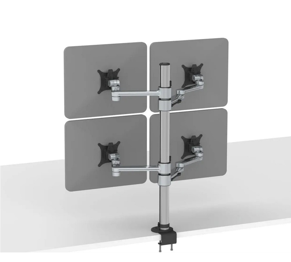 OTS Premium Quad Monitor Arms - 2 Colours