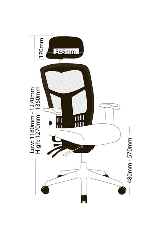 Oyster Executive Low Back Mesh Chair Oyster Executive Low Back Mesh Chair