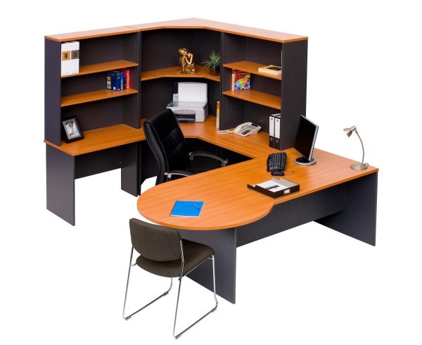 P - End Executive Desk - 5 Colours