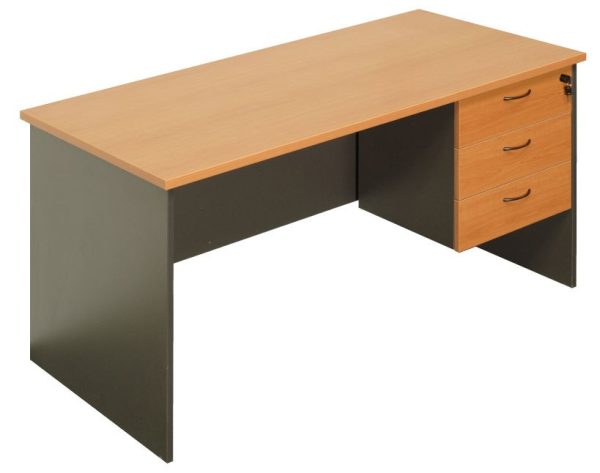 Office Desk 1500 with Fixed Drawer Office Desk 1500 with Fixed Drawer