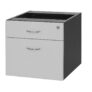 Office Desk 1500 with Fixed Drawer