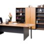 Open Bookcase 1500H Beech - And 5 Colours