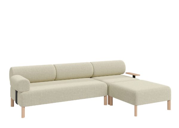 Pebbles Corner Sofa With Side table Pebbles Corner Sofa With Side table