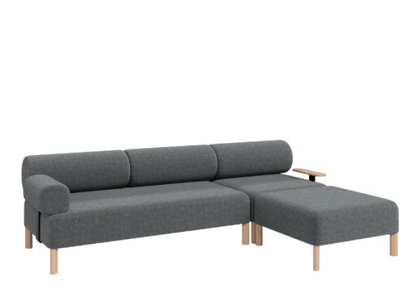 Pebbles Corner Sofa With Side table Pebbles Corner Sofa With Side table