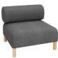 Pebbles Single Seater With Arms